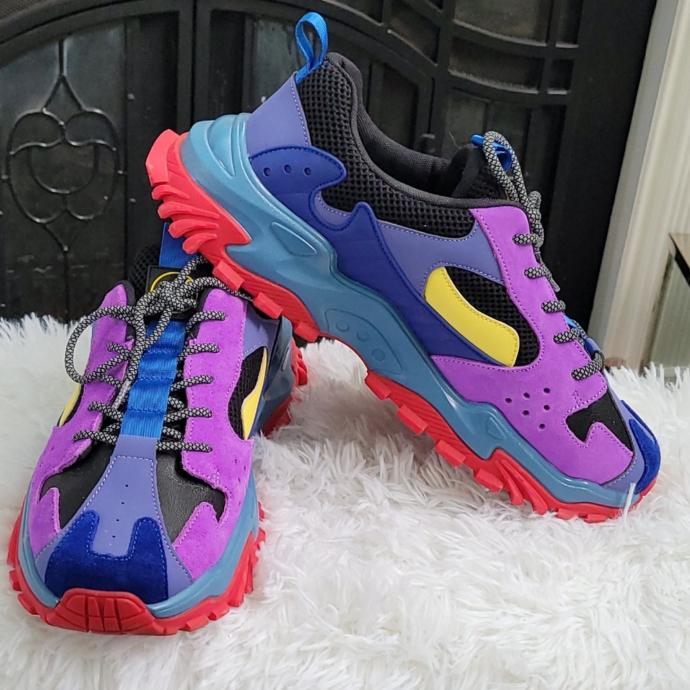 Javi Burst Blue Sneakers
